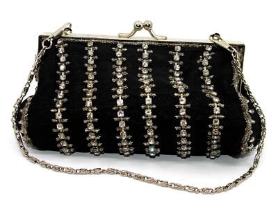 Precioso bolso de noche vintage de diseño ALDO con estrás y cuentas Foto 1 de 4