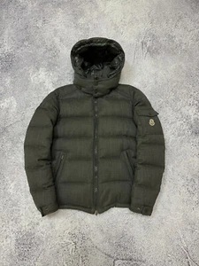 Moncler MONCLER Size 3 16AW MONTGENEVRE Hooded Wool Down Jacket Gray - Picture 1 of 24