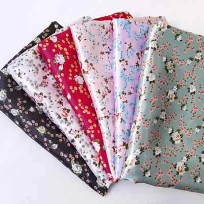 1 Meter X 1.48 Meter Silky Satin Soft Charmeuse Satin Scarf Handicrafts Material - Bild 1 von 4