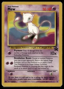 Pokemon Juego de Cartas Coleccionables Mew Wizards Black Star Promo 8 Promoción Regular - Imagen 1 de 2