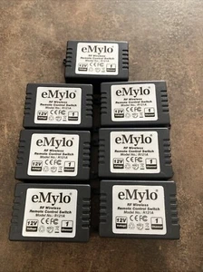 7 X Remote Control Switches DC 12V Wireless Momentary Switch 1 Channel Relays - Picture 1 of 7