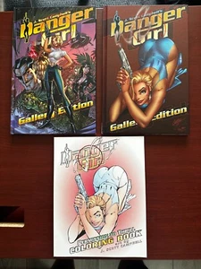 Danger Girl Gallery Edition Reg + Variant + Coloring Book - Picture 1 of 8