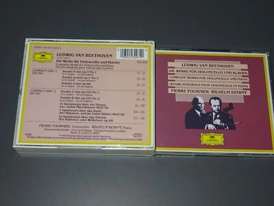 BEETHOVEN - WERKE VIOLONCELLO: FOURNIER, KEMPFF / DG 2-CD-BOX-SET (CD'S MINT-) - Bild 1 von 2