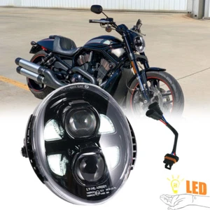 LED Headlight For 2002-2017 Harley Davidson VRod Night Rod Special VSRCDX VRSC - Picture 1 of 12