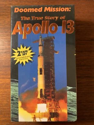 NASA Doomed Mission: The True Story Of Apollo 13 VHS 2 Tape Set 1995 New Sealed - Image 1 of 4