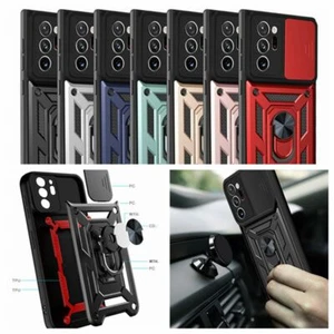 Funda ultra rígida cámara deslizante para Samsung Galaxy S22/S22+/S22 con cubierta con soporte de anillo - Imagen 1 de 30