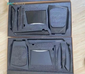 OE Replacement Real Carbon Fiber Interior Trim Kit For BMW G20 G22 G23 G26 G42 - Picture 1 of 18
