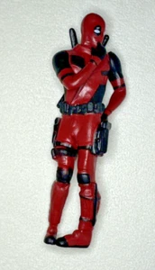 Marvel DEADPOOL decorazione scrivania 4" personaggio flirtante Deadpool - Foto 1 di 3