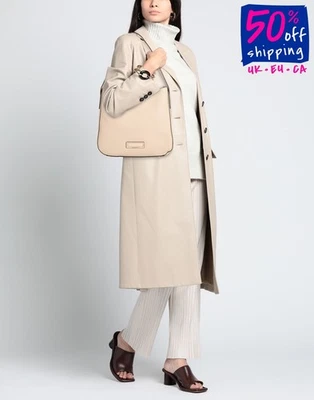 RRP€163 GATTINONI Hobo Bag PU Leather Detachable Strap Zipped - Image 1 of 4