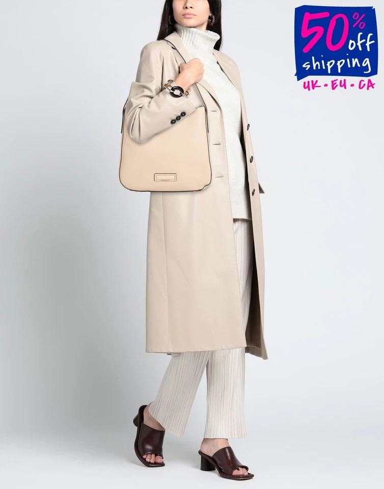 RRP€163 GATTINONI Hobo Bag PU Leather Detachable Strap Zipped - Bild 1 von 4