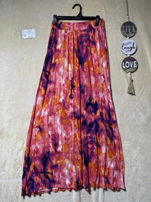 Maxi falda tie dye Loveappella S para mujer Foto 1 de 4