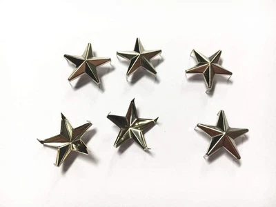50 Piezas Hágalo Usted Mismo Tachuelas Estrella de Metal Garra Cabeza de Clavo Remaches Punk (20MM, Plateado) Foto 1 de 4