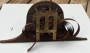 Vintage Clock Movements Parts Repair Steampunk Many Brass Gears Decor Craft - Picture 1 of 11