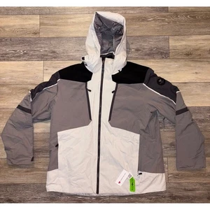 NWT Obermeyer Foundation Jacket 2XL Stone Gray Waterproof Ski Snowboard Coat - Picture 1 of 8