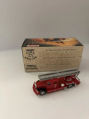 1932 MERCEDES-BENZ LADDER TRUCK MATCHBOX MODELS of YESTERYEAR FIRE ENGINE SERIES - Image 1 of 4