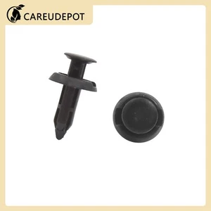 100 piezas 6 mm diámetro agujero plástico empuje clips remache retenedor sujetador pasador carrocería coche - Imagen 1 de 4