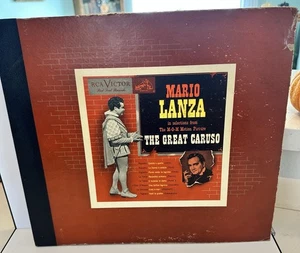  Mario Lanza The Great Caruso Vintage 4 Record Set DM 1506 - Picture 1 of 14