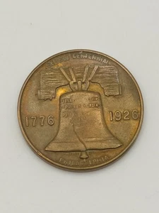 1926 Philadelphia Sesquicentenario Souvenir Treasure Island Doubleon Token Medalla - Imagen 1 de 13