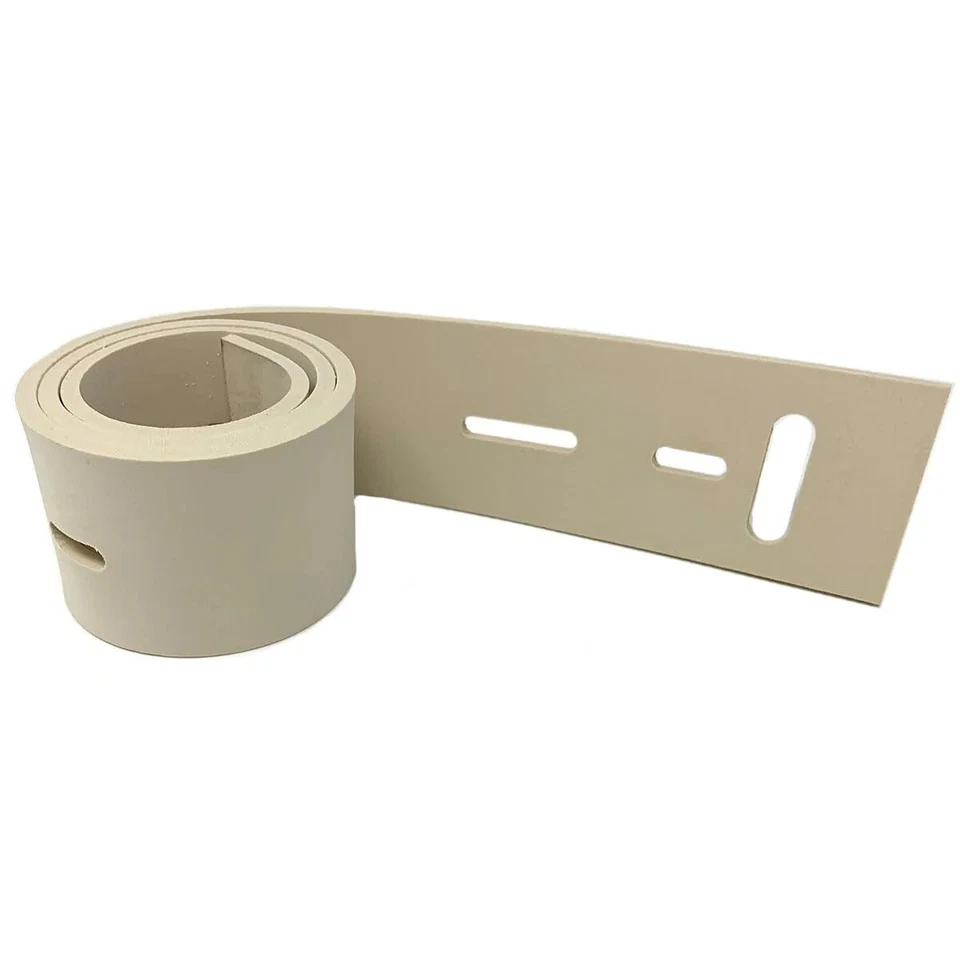 VACUUM ACCESSORIES Rear Squeegee Blade — Natural Rubber (Tan), Fits Viper VF90120 (#GSQ2029AT)