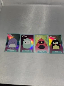 2021 Squishmallows Trading Cards Set Of 4 - Picture 1 of 2