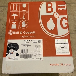 Bell & Gossett Ecocirc XL Water Pump 55-45 Circulator 208 230V New & Unopened - Picture 1 of 5