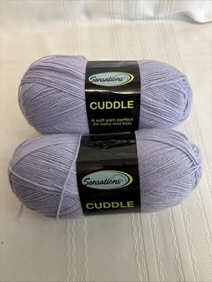 Lot Of 2 SENSATIONS YARN, CUDDLE, Each 3.5OZ And 440 Yds LILAC, 49909 Lot# 232 - Image 1 of 4