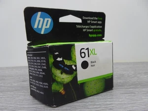 HP 61XL Czarny wkład atramentowy Oryginalny OEM Wysoka wydajność Nowy zapieczętowany Exp 10/2025 - Zdjęcie 1 z 4