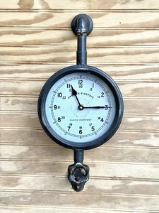 Rustic Industrial Wall Clock English Electric Style Metal 16.5” Vintage Decor - Picture 1 of 16