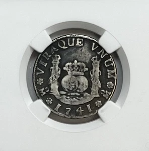 1741MO MF Mexico 2 Reales VF Details NGC - Picture 1 of 4