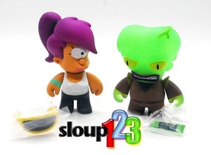 KIDROBOT X FUTURAMA UNIVERSE - SERIES 1 - LEELA W/ GLASSES & MORBO - Picture 1 of 2
