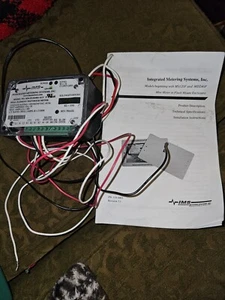 120V/208/240 VAC DUAL ELEMENT WATTHOUR METER IMS MM-D1202001-SCC REV PHASE - Picture 1 of 5