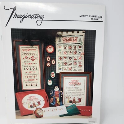 Imaginating Merry Christmas Cross Stitch Pattern Charts Booklet 13 - Image 1 of 4