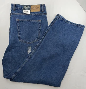 Boca classics men’s relaxed fit jeans 40x30 med stone Straight NWT - Picture 1 of 8