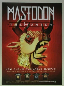 MASTODON "The Hunter" ~ Magazine PRINT AD 2011 - Picture 1 of 1