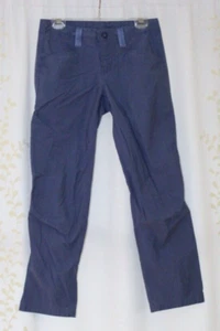Patagonia Blue Organic Cotton Blend Venga Rock Hiking Climbing Pants Women's 4 - Picture 1 of 9