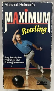 Maximum Bowling [VHS Tape] Marshall Holman  - Picture 1 of 6