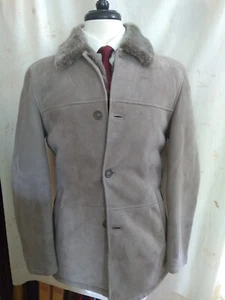 NWOT Brooks Brothers Shearling Lambskin Jacket Medium Italy MSRP $2498 - Picture 1 of 11