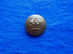 ENGLISH BARONS CORONET 22MM BRASS LIVERY BUTTON, H. POOLE & CO SAVILE ROW LONDON - Picture 1 of 2