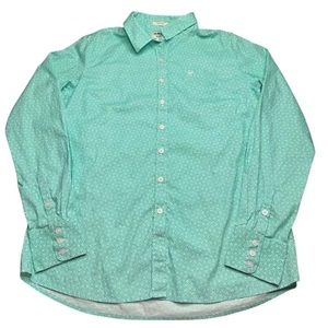 Ariat Real Kirby Stretch Button Down Shirt Women's Large Long Sleeve Western - Picture 1 of 5