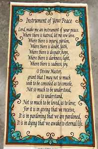 QT FAITH Instruments of Peace 100% cotton fabric by the PANEL approx 24x44 28641 - Picture 1 of 6
