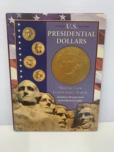 U.S. Presidential Dollars Deluxe Coin Collector’s Album With Book - Picture 1 of 8