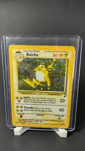 Pokémon Raichu Base Set 2 Holographic Rare 16/130 Holo Near Mint NM WOTC - Picture 1 of 7