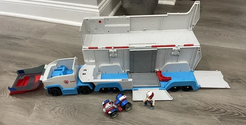 PAW PATROL Semi Truck Bus PATROLLER Hauler Large Vehicle & ATV Ryder Complete Se Cover
