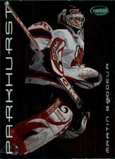 2001-02 Parkhurst Devils Hockey Card #98 Martin Brodeur