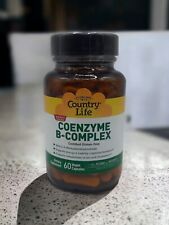 Country Life Coenzyme B-Complex 60 Vegan Caps Exp 10/2025