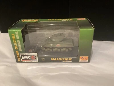 NEW IN BOX WW2 GROUND ARMOR M4A3(76) W MIDDLE TANK DIE CAST TANK NR - Image 1 of 4