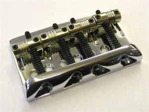NEW Genuine Fender Big Block American Standard Precision Bass Bridge - CHROME - Picture 1 of 1