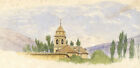 Charles J. Shore, Santa Maria Church, Alhambra, Sierra Nevada – 1879 watercolour