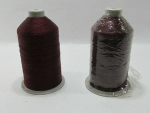 Lot of 2 69(Tex70) Coats Star Nylon Thread 03DSA 19198979 Maroon - Picture 1 of 3