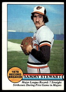 1979 Topps #206 Sammy Stewart See Scan
